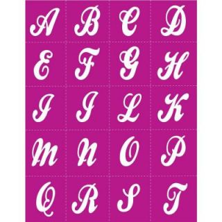 Simply Screen Monogram Alphabet Stencil 99395