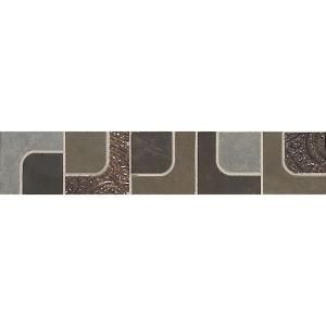 Daltile Concrete Connection Retro Cool 2 in. x 13 in. Porcelain Decorative Border Accent Floor and Wall Tile CN97213DECO1P
