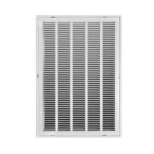 TruAire 20 in. x 30 in. White Return Air Filter Grille H190 20X30