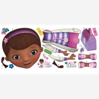 Doc McStuffins Peel and Stick Giant 18 Piece Wall Decals RMK2283GM