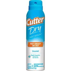 Cutter 4 oz. Dry Insect Repellent Aerosol Spray HG 96058