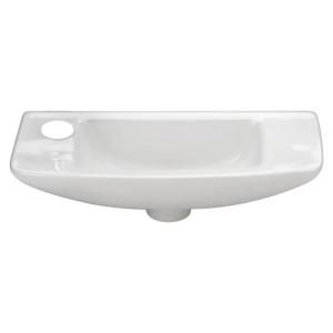 Whitehaus Wall Mounted Bathroom Sink in White WH1 103L