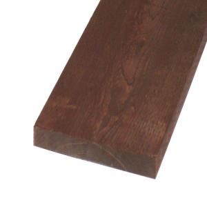2 in. x 12 in. x 8 ft. Brown Stain Pressure Treated Lumber 418879