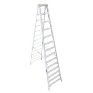 Werner 14 ft. Aluminum Step Ladder with 300 lb. Load Capacity Type IA 414