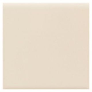 Daltile Semi Gloss Almond 4 1/4 in. x 4 1/4 in. Ceramic Wall Tile Surface Bullnose Wall Tile K165S44491P1