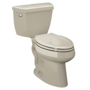 KOHLER Highline Classic Comfort Height 2 Piece 1.4 GPF Elongated Toilet in Sandbar DISCONTINUED K 3493 G9