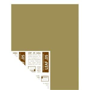 YOLO Colorhouse 12 in. x 16 in. Leaf .05 Pre Painted Big Chip Sample 221451