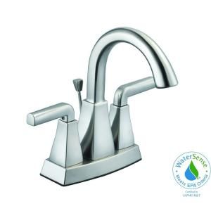 12000 Series 4 in. 2 Handle Bathroom Faucet in Brushed Nickel 462EC 03104