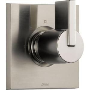 Delta Vero 1 Handle 3 Function Diverter/Volume Control Valve Trim Kit in Stainless Steel (Valve Not Included) T11853 SS