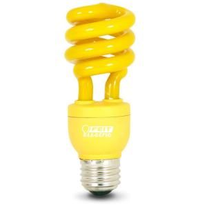 Feit Electric 60W Equivalent Yellow Spiral CFL Light Bulb BPESL13T/BUG