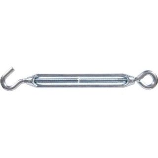 The Hillman Group 1/2 13 x 19 1/2 in. Hook and Eye Turnbuckle in Zinc Plated (1 Pack) 321890.0