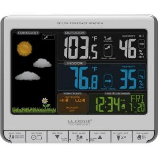 La Crosse Technology Color LCD Wireless Weather Station with USB Charging Port 308 1412S