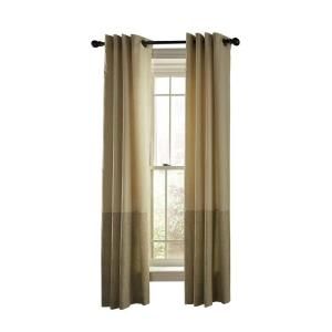 Home Decorators Collection Pear Basket Texture Grommet Curtain, 84 in. Length 1623914