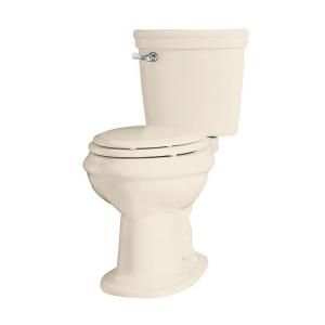 American Standard Standard Collection 2 piece 1.6 GPF Right Height Elongated Toilet in Linen 2474.016.222