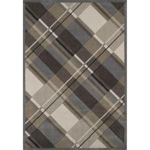 United Weavers Journey Grey 7 ft. 10 in. x 11 ft. 2 in. Area Rug 401 01572 912L