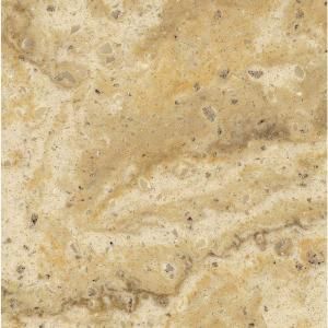 Corian 2 in. Solid Surface Countertop Sample in Burled Beach C930 15202BH