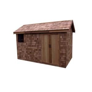 Greenstone 8 ft. x 12 ft. EZ Build Shed Kit with Prefab Panels GS812SS