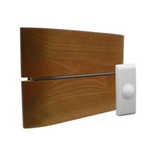 IQ America Wireless Battery Operated Door Chime Kit with Wood Style Cover WD 2830