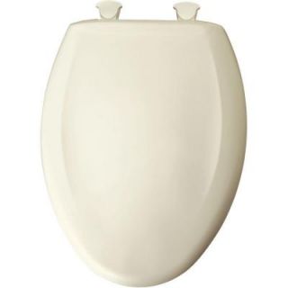 Slow Close STA TITE Elongated Closed Front Toilet Seat in Biscuit 1200SLOWT 346