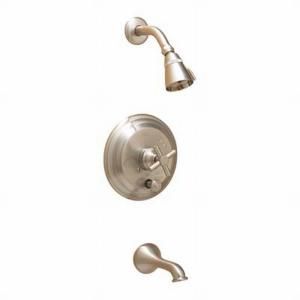 Innova Hanna 1 Handle Tub and Shower Faucet in Brushed Nickel (Valve not included) F6830 21