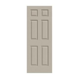 JELD WEN Woodgrain 6 Panel Painted Molded Interior Door Slab THDJW136500758