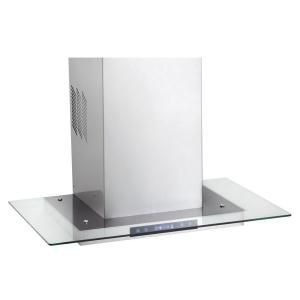 Danby Silhouette Select 30 in. Range Hood in Stainless Steel with Glass Trim DWRH301GSST