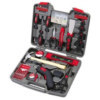 Apollo Household Tool Kit with 4.8 Volt Cordless Screwdriver (144 Piece) DT8422
