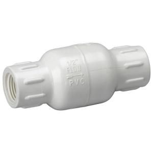 Homewerks Worldwide 3/4 in. PVC Sch. 40 FPT x FPT In Line Check Valve VCKP40B4B