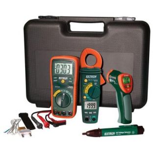 Extech Instruments Manual Multimeter Electrical Test Kit with IR Therm and Case TK430 IR