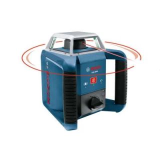 Bosch 1300ft. Self Leveling Rotary Laser with Laser Receiver GRL400H