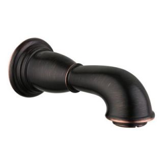 Hansgrohe Wall Mounted C Tub Spout in Rubbed Bronze (Valve not included) 06088920