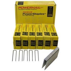 POWERNAIL 1 1/2 in. 15 1/2 Gauge Hardwood Flooring PowerStaples (6 Pack, 1,000 Count) S 150 15