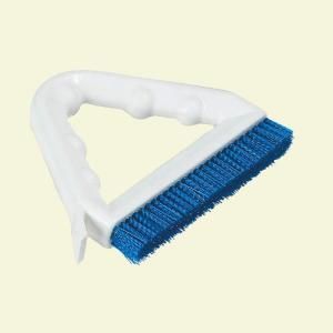Carlisle 9 in. Blue Polyester Tile and Grout Brush (Case of 12) 4132314