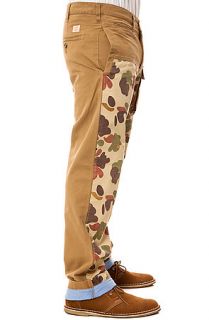 Hawke & Dumar Pants Utility Panel Camo in Brown