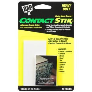 DAP Contact Stik 2 1/2 ft. Adhesive Repair Strips (10 Pack) 7079801215