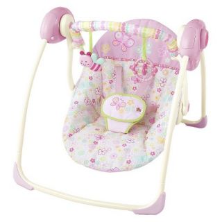 Bright Starts Flutter Dot Portable Swing   Pretty in Pink