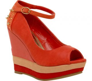 Womens Da Viccino M4869   Red Platform Shoes