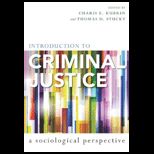 Introduction to Criminal Justice A Sociological Perspective