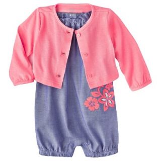 Just One YouMade by Carters Girls 2 Piece Set   Pink/Denim 24 M