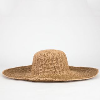 Paper Braid Womens Floppy Hat Natural One Size For Women 246308423
