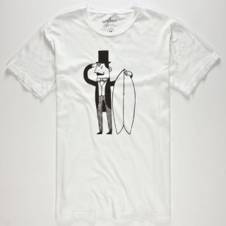 Surf Monopoly Mens T Shirt White In Sizes Small, Large, Medium, X Large