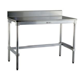 New Age Work Table w/ Stainless Top & 16 Gauge Stainless Top, 84x30 in, Aluminum