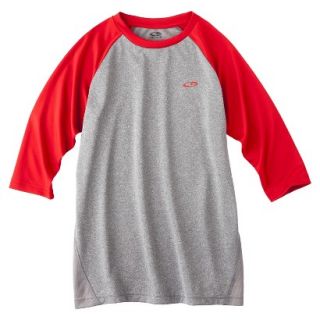 C9 by Champion Boys Duo Dry Baseball Tee   Red XS