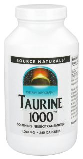 Source Naturals   Taurine 1000 mg.   240 Capsules