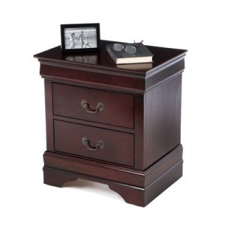Castleton Home Louis Philippe 2 Drawer Nightstand 13911