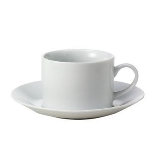 Royal White 8 oz. Cups and Saucers   Set of 6
