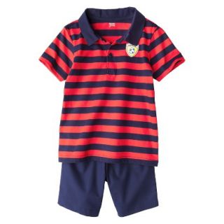 Just One YouMade by Carters Boys 2 Piece Set   Red/Dark Blue 6 M