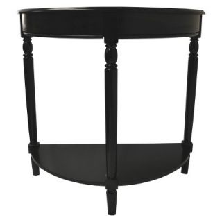 Console Table French Country Entryway Console Table   Black