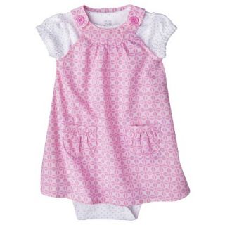 Just One YouMade by Carters Girls Jumper and Bodysuit Set   Pink/Blue 3 M
