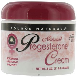 Source Naturals   Natural Progesterone Cream   4 oz.